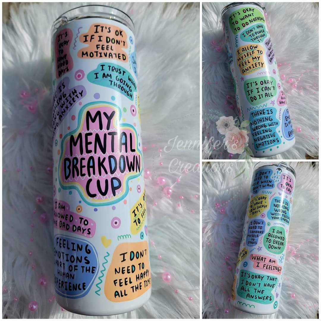 Customized 20oz Sublimation Tumbler with straw – Fancy Nancy's Creations