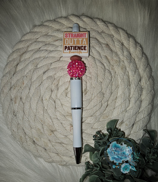 Stright out of patience