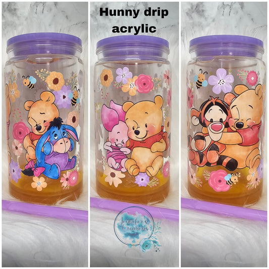 Pooh and friends honey drip