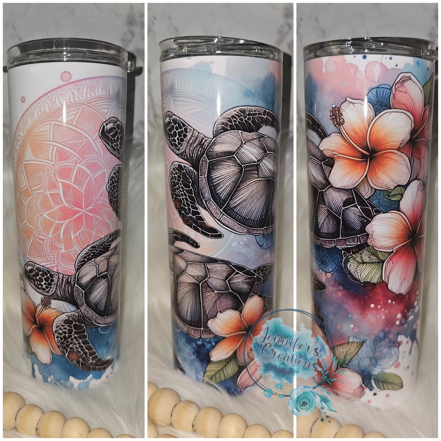 Floral turtles