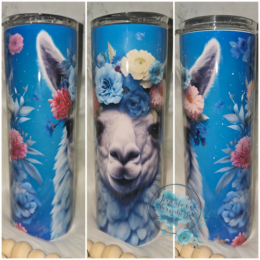 Floral llama