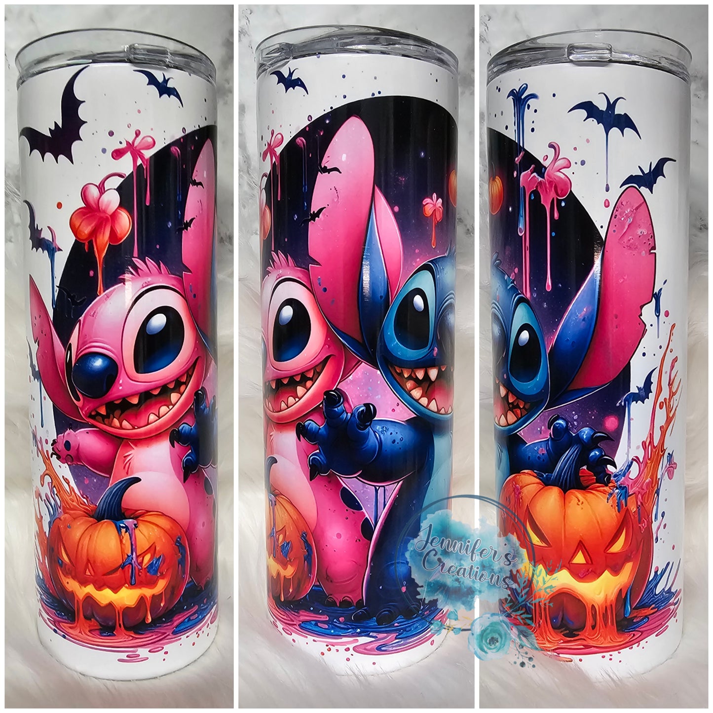 Spooky angel and stich