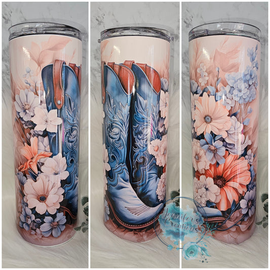Floral boots