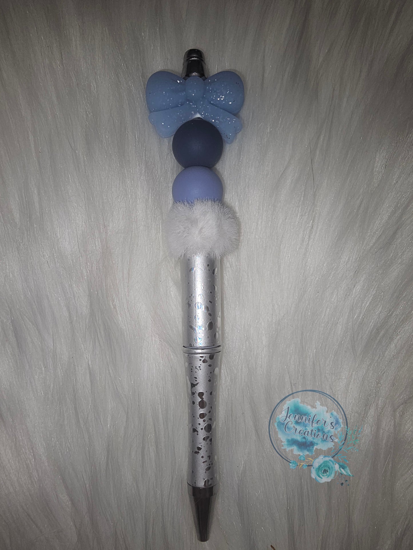 Blue 3d bow